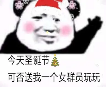 今天圣诞节.可否送个女群员玩玩