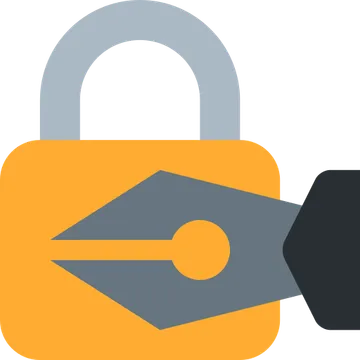 Locked with pen