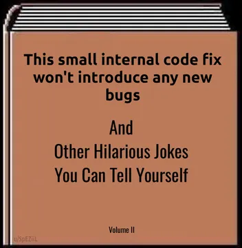 "Don't worry, this will only take a second"