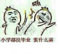 小学生都没毕业，装什么逼，啪