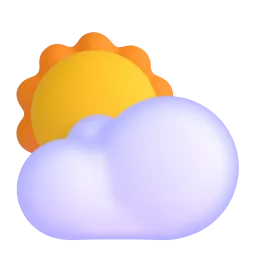 Sun behind cloud