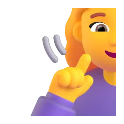 Deaf woman