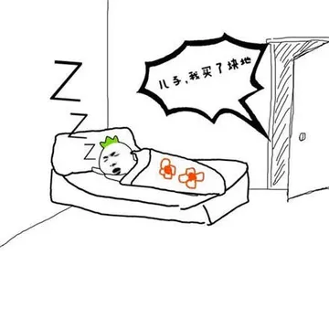 儿子，我买了块地。