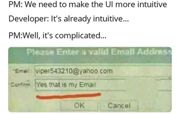 When Confirm Email Takes A Literal Turn