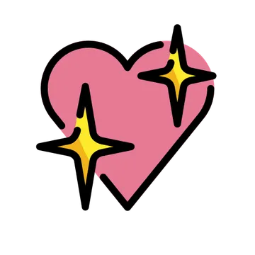 Sparkling heart