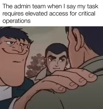Admin Team Assessing My Threat Level
