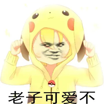皮卡丘:老子可爱不