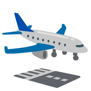 Airplane arrival