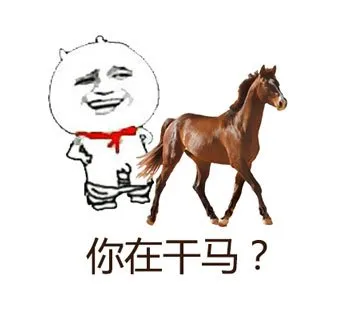 你在干马（干嘛）？