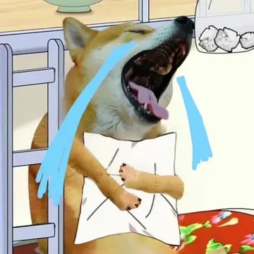 哭泣狗子表情包