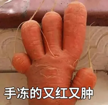 手冻的又红又肿