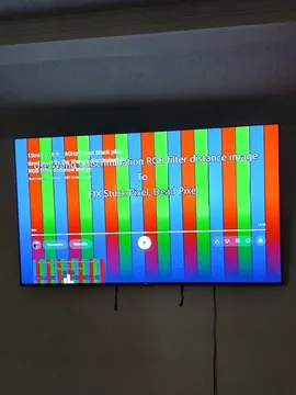 Fixed 2 Stuck Green Pixels On The New 75 Inch Today, Wife Thinks I'm A Wizard Now