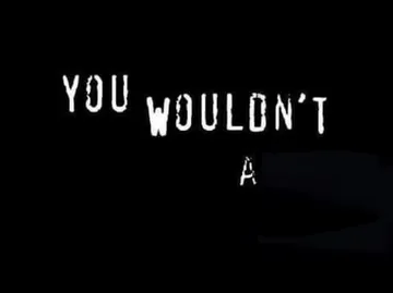 You wouldn’t X a Y