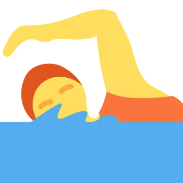 Person swimming