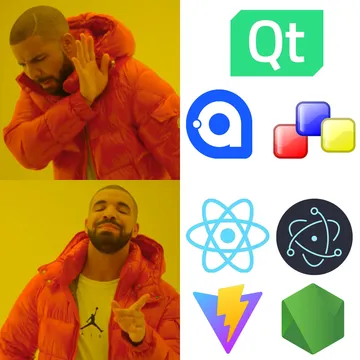 Every New Desktop App Dev Be Like