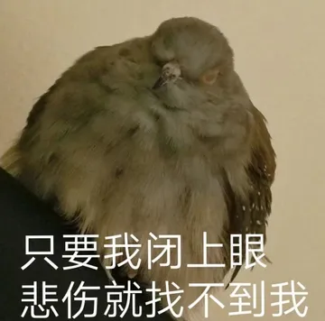 只要我闭上眼.悲伤就找不到我