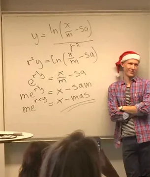 Smug math teacher
