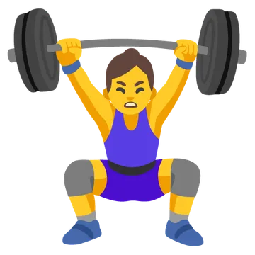 Woman lifting weights