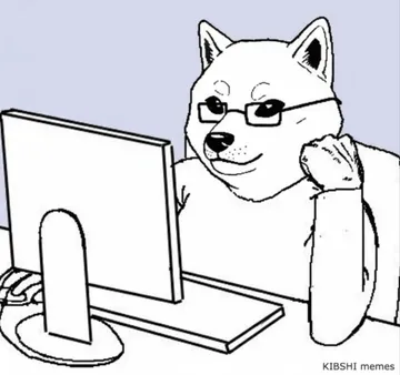Computer Dog Meme KIBSHI