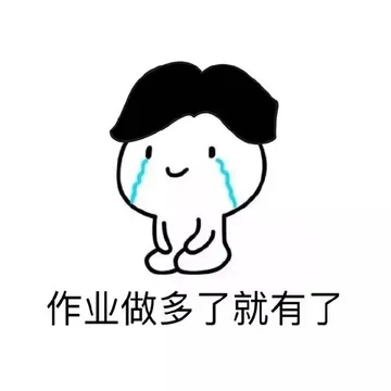 作业做多了就有了