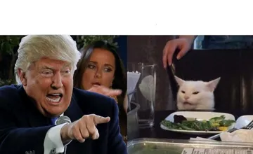 Trump Yelling At Cat