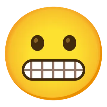Grimacing face