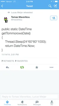 How to get tomorrow's date