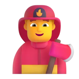 Man firefighter