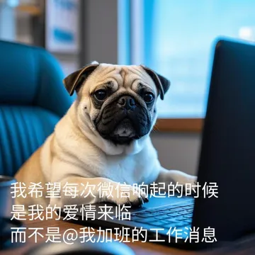 狗子上班吐槽表情包
