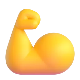 Flexed biceps