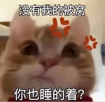 没有我的被窝你也睡的着？