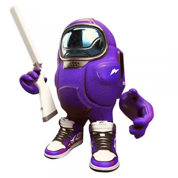 Purple Amogus