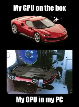 All That RGB, Just To Illuminate The Power Supply Around