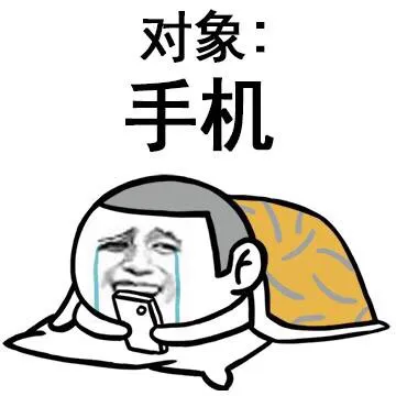 对象：手机（单身狗）