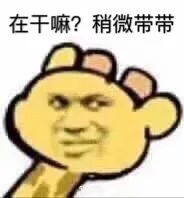 在干嘛?稍微带带