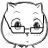 带眼镜
