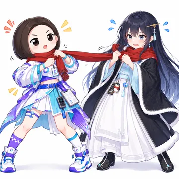 HY：别抢我围巾！