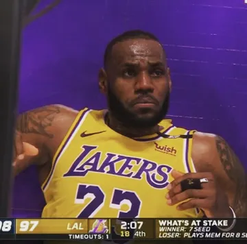 Lebron eye poke face