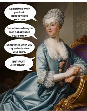 Funny tale about people attention