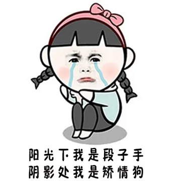 阳光下我是段子手 阴影处我是矫情狗