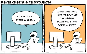Because your side projects are just an excuse to make a new framework, right?