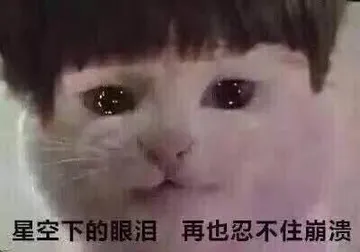 星空下的眼泪.再也忍不住崩溃了