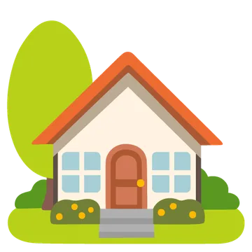 House with garden
