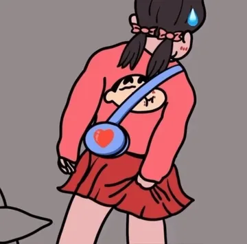 挠痒痒挠屁股GIF动图
