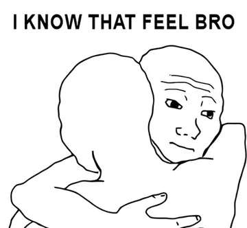 I Know that feel bro