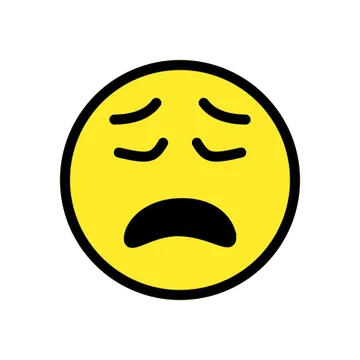 Weary face