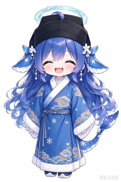 穿汉服直裰的肥鱼