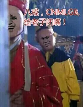 西游记唐僧孙悟空:八戒QNMLGB 给老子闭嘴