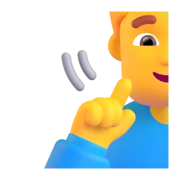 Deaf man