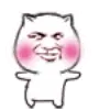 教皇扭身体（猫脸）